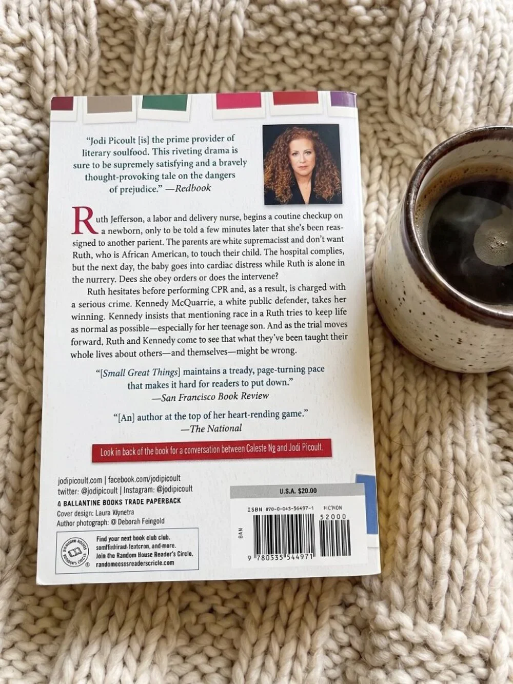 PAPERBACK Small Great Things by Jodi Picoult - EUC